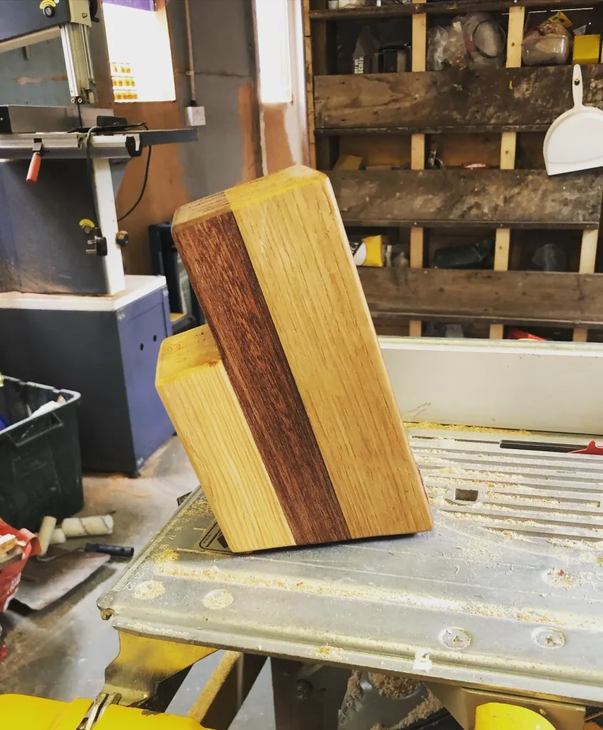 Custom knife block