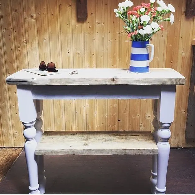 Handmade hall table