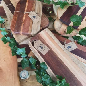 Finished wooden boards